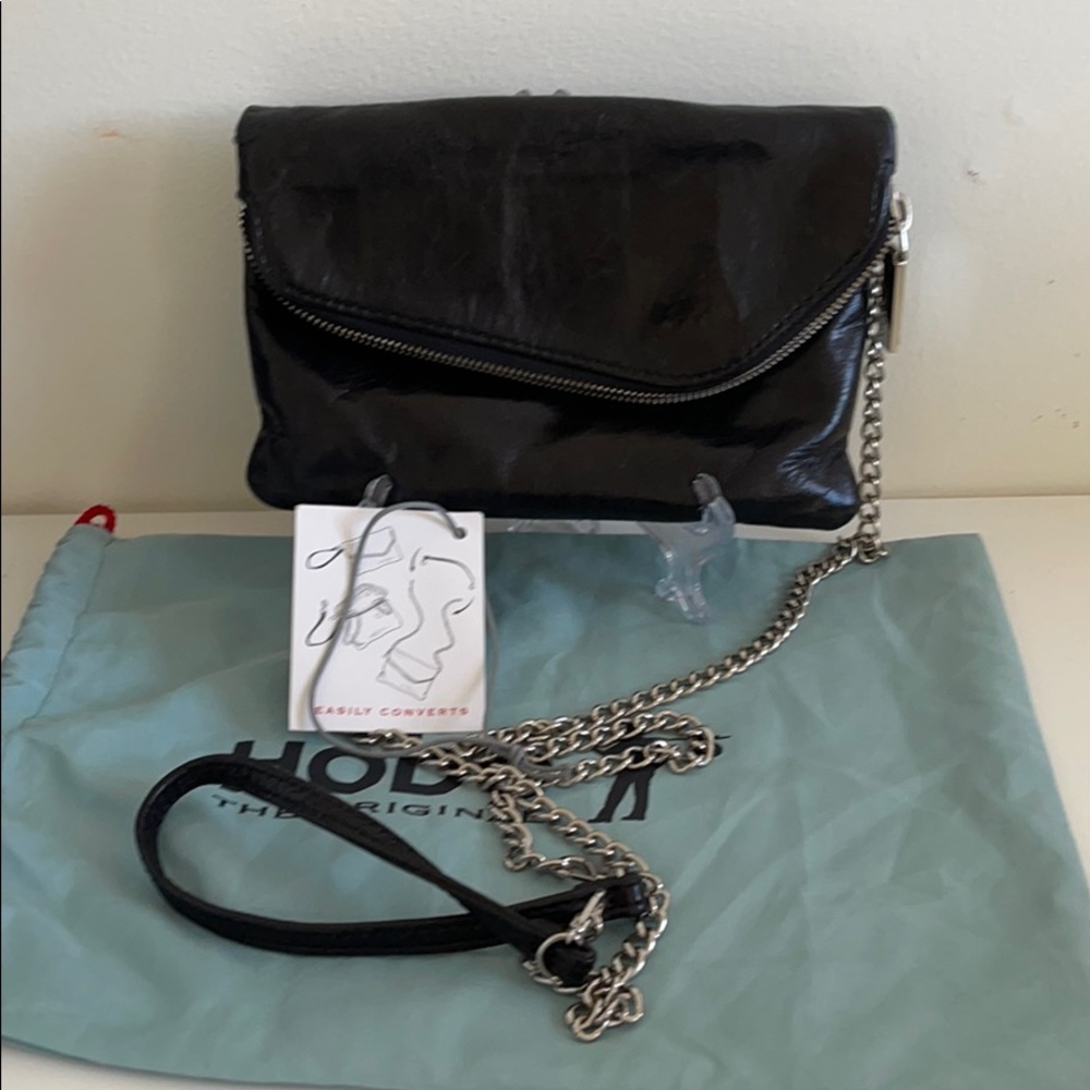 HOBO Daria Convertible Leather Clutch Crossbody